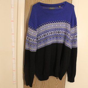 Ornate Winter Cotton Knit Ugly Christmas Sweater